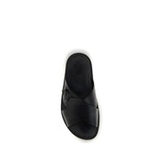 Fendi Black Slide Sandals