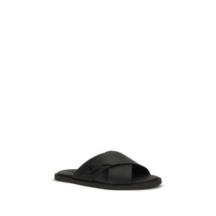 Sandale Fendi Black Slide