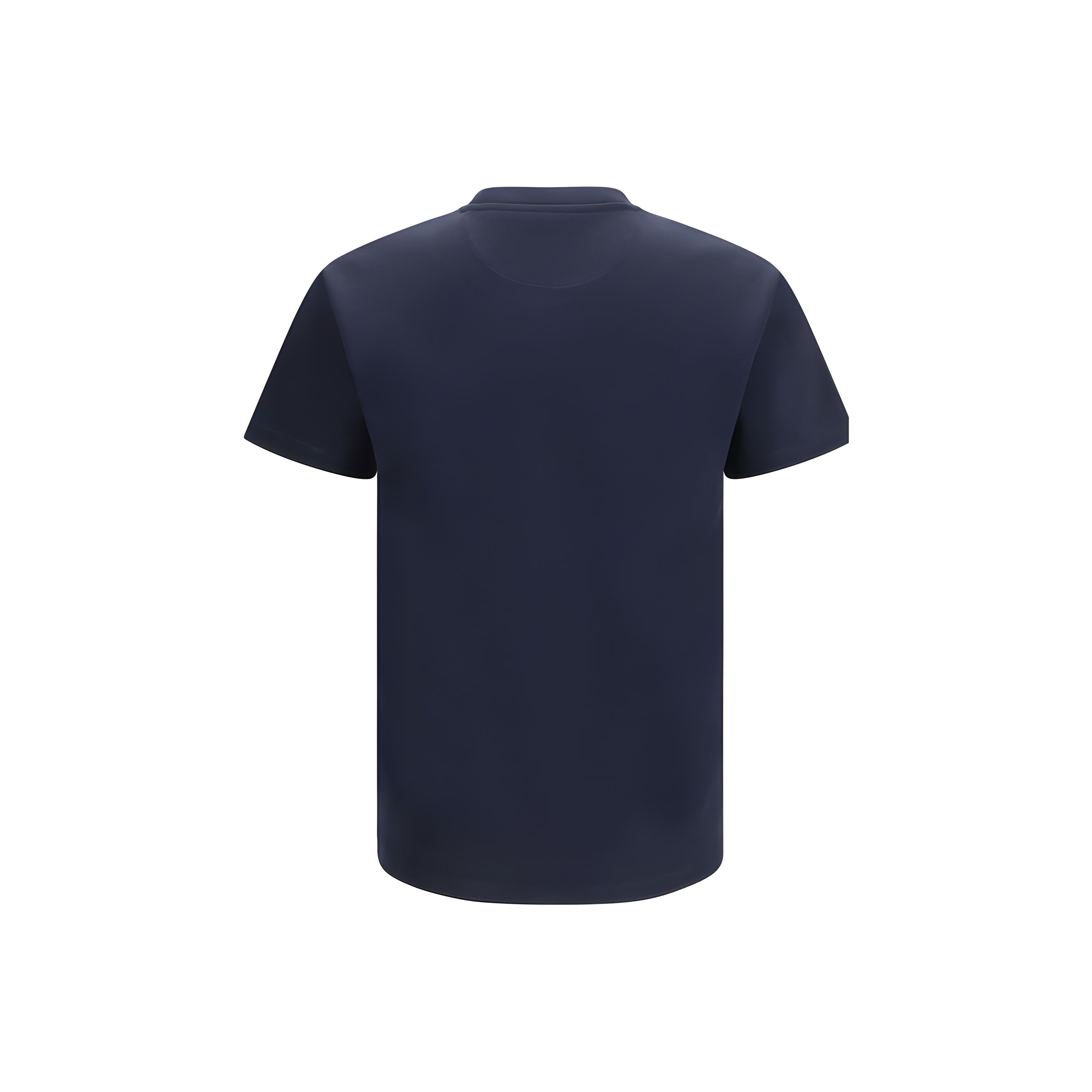 Tricou Fendi din bumbac albastru