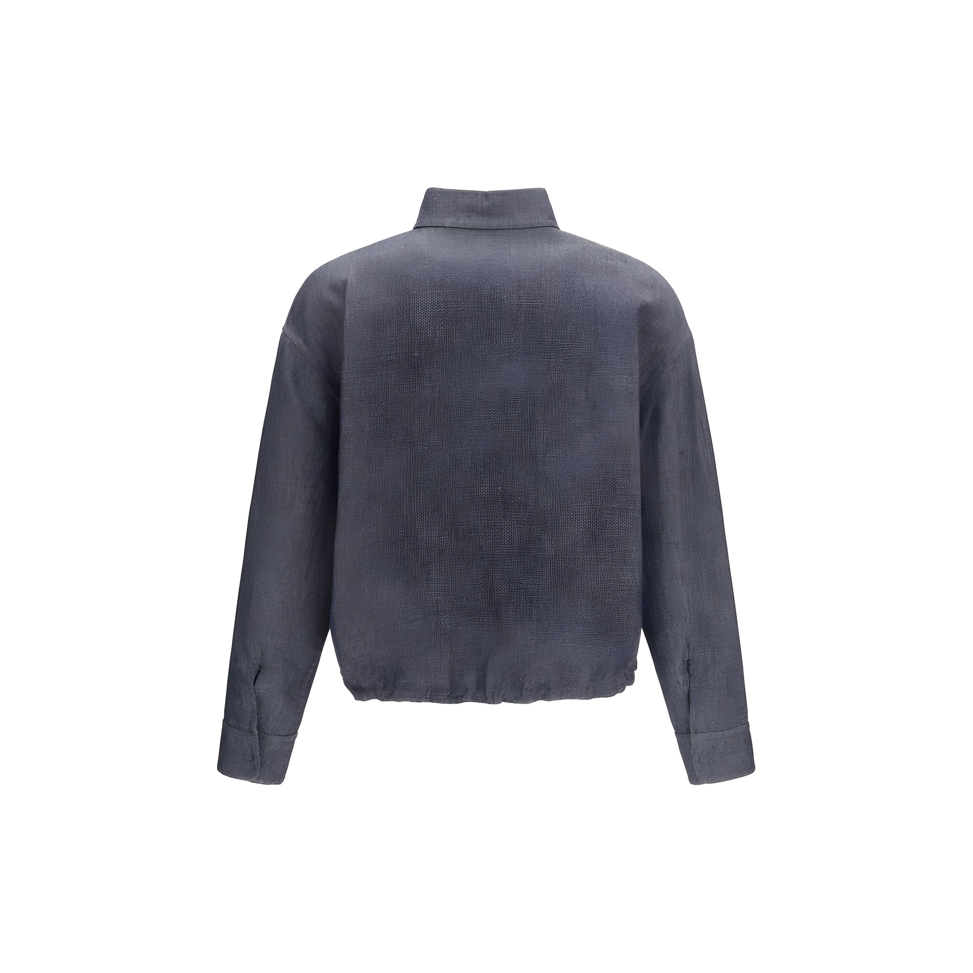 Fendi Blue Linen Denim Jacket