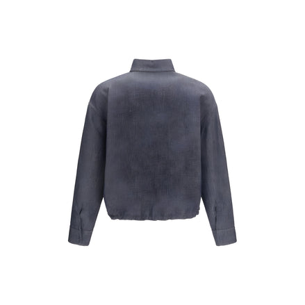 Geacă Fendi din denim albastru de in