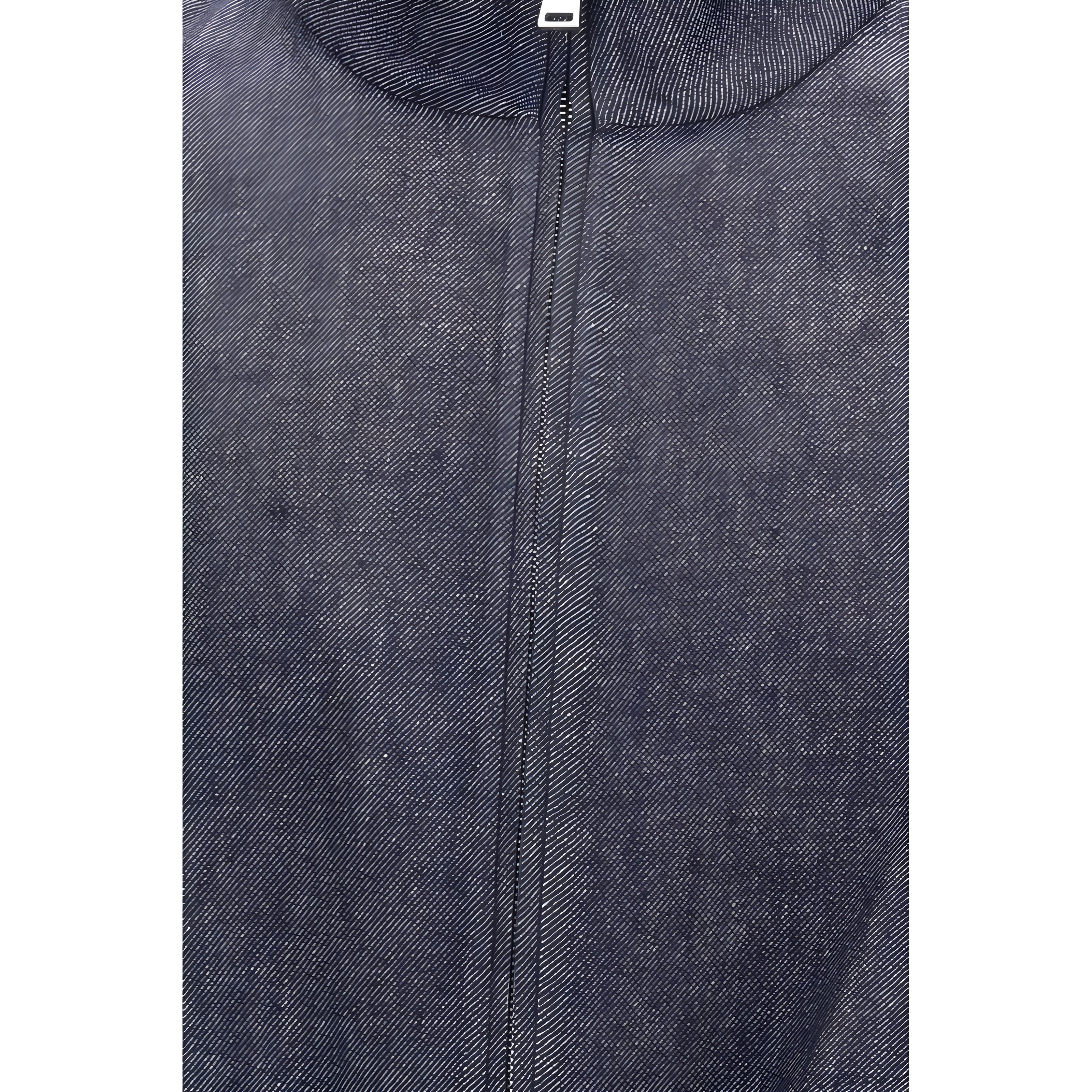 Fendi Blue Linen Denim Jacket