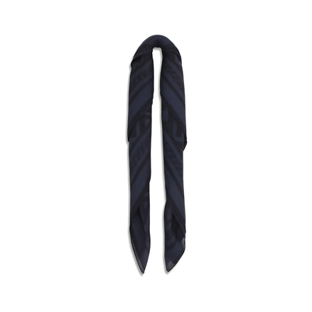 Fendi Blue Wool Scarf