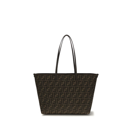 Fendi Brown Fabric Shoulder Bag