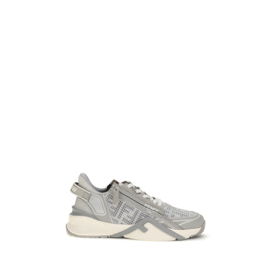 Fendi Grey Athletic Sneakers