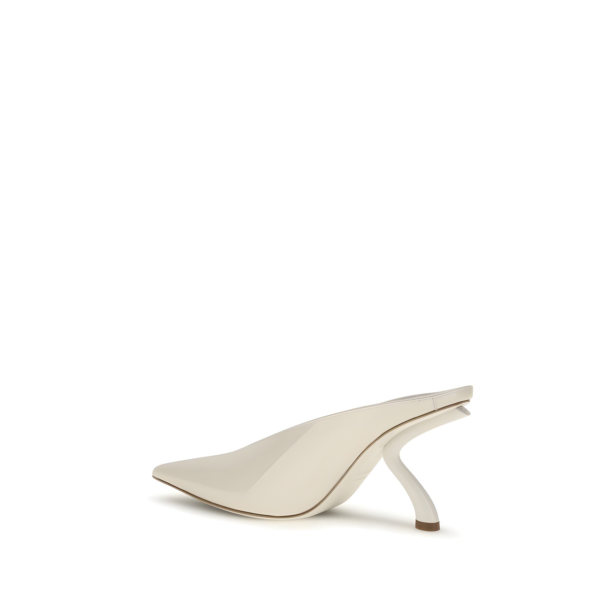 Ferragamo Beige Calf Leather Mules