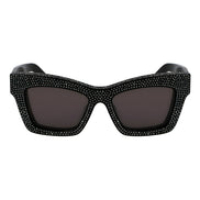 Ochelari de soare negri Ferragamo