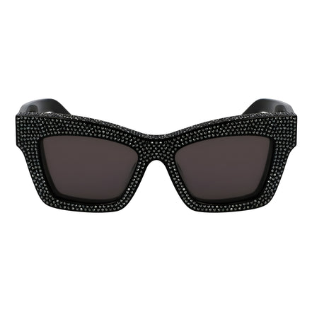 Ochelari de soare negri Ferragamo