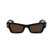 Ochelari de soare negri Ferragamo
