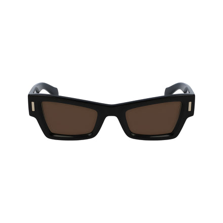 Ochelari de soare negri Ferragamo