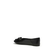 Ferragamo Black Ballet Flats