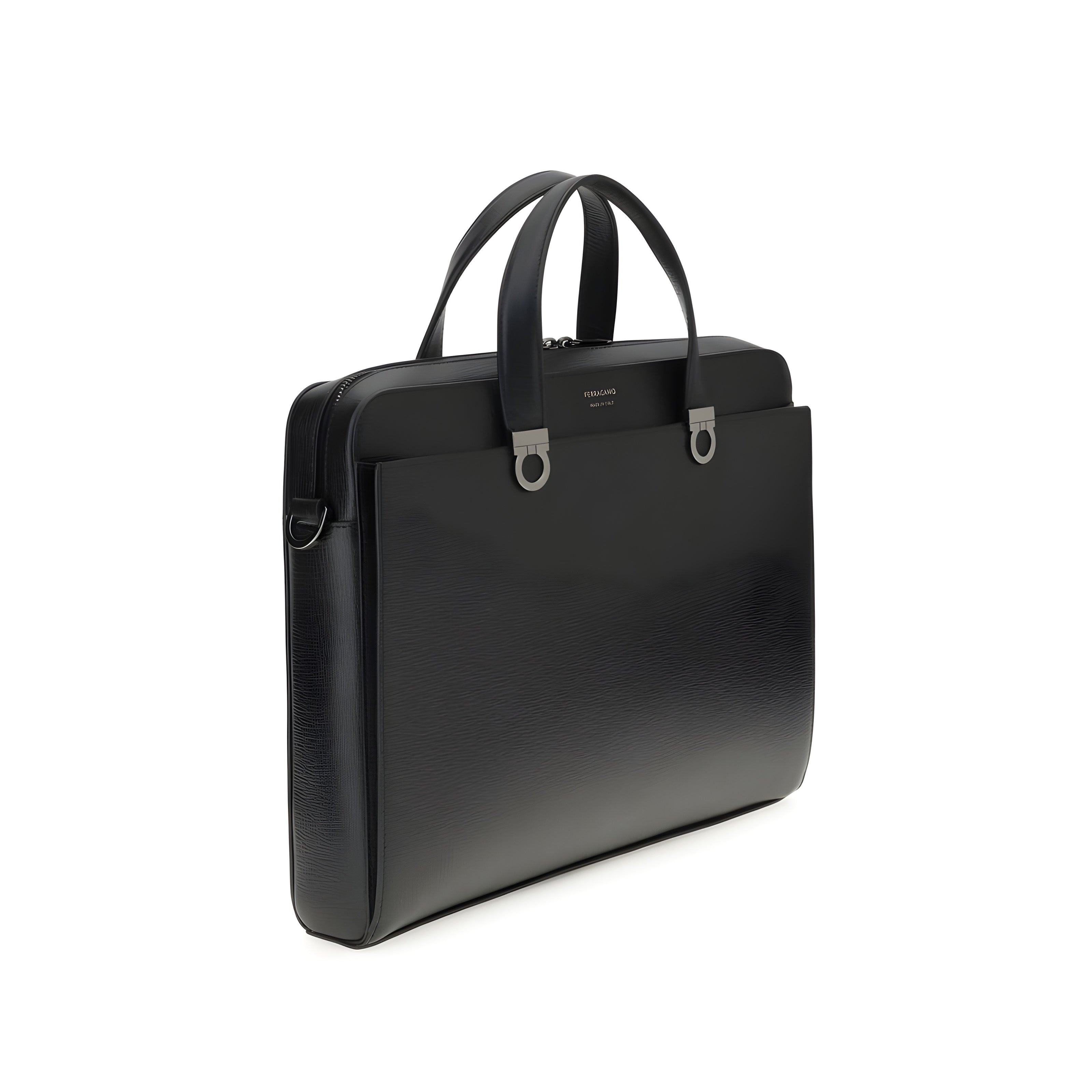 Geantă diplomat neagră Ferragamo