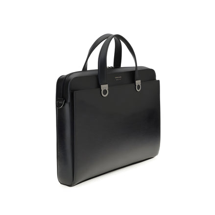 Ferragamo Black Briefcase