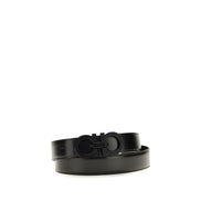 Ferragamo Curea Neagră din Piele