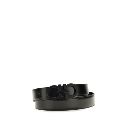 Ferragamo Curea Neagră din Piele