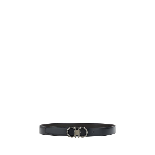 Ferragamo Curea Neagră din Piele