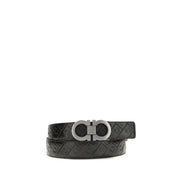 Ferragamo Black Gancini Belt