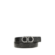 Ferragamo Black Gancini Belt