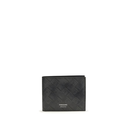 Ferragamo Black Leather Wallet