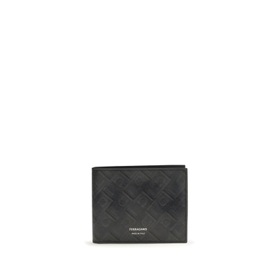 Ferragamo Black Leather Wallet