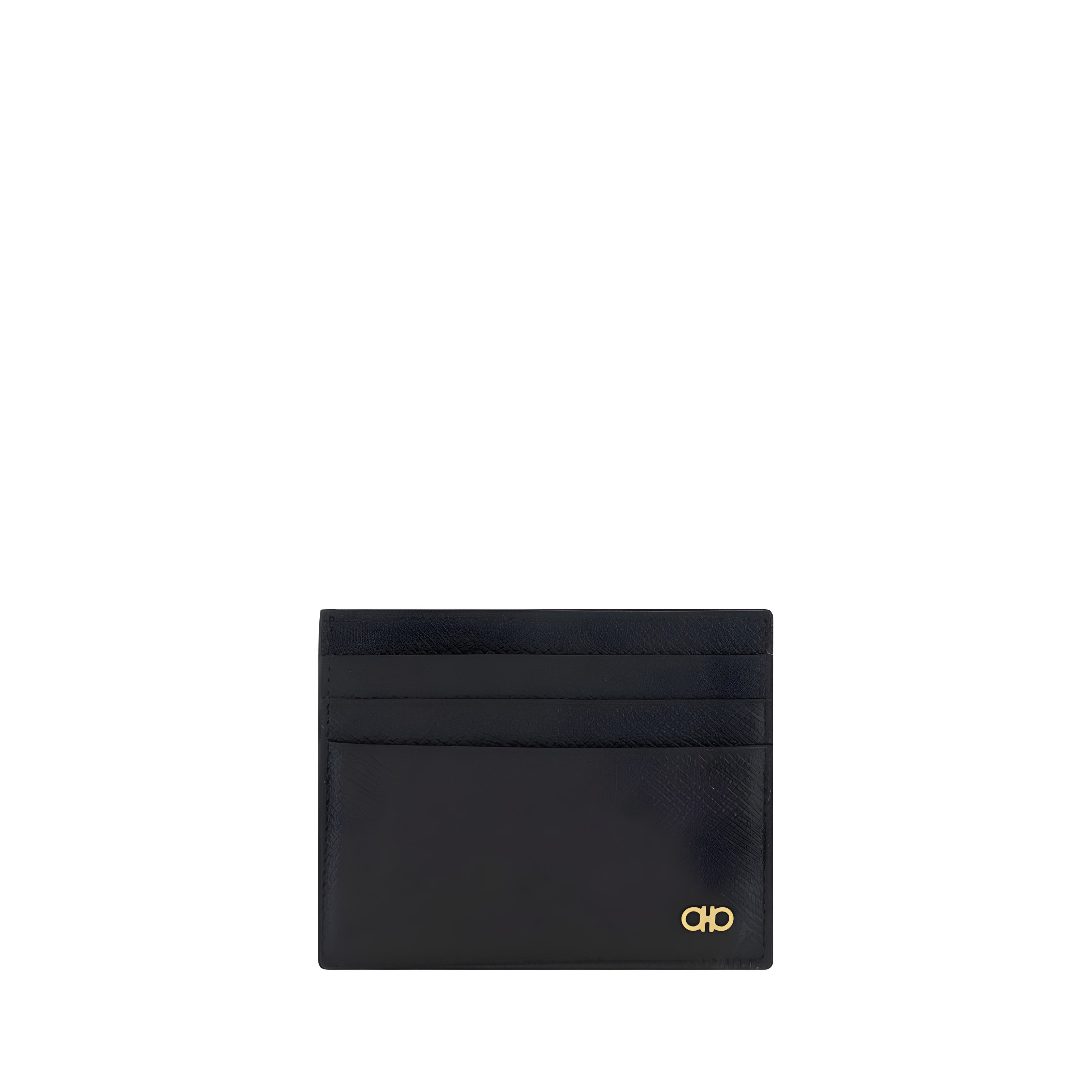 Ferragamo Black Calf Leather Wallet