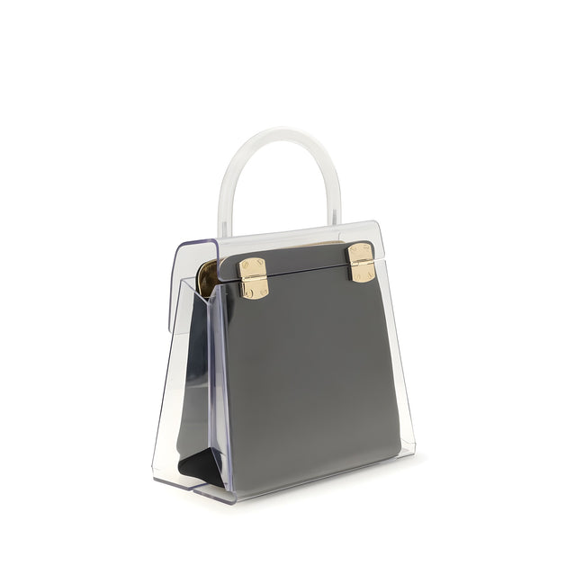 Ferragamo Black Pvc Handbag