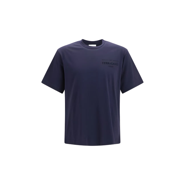Ferragamo Tricou Albastru din Bumbac
