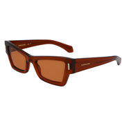 Ochelari de soare Ferragamo maro