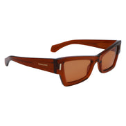Ochelari de soare Ferragamo maro