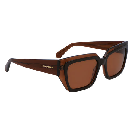 Ochelari de soare maro Ferragamo
