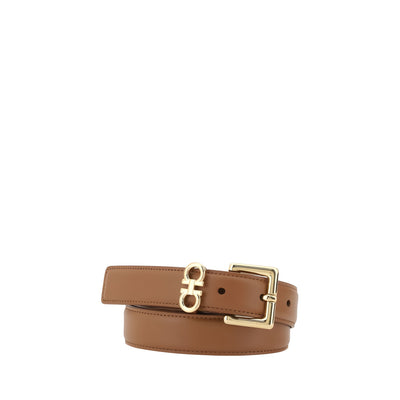 Ferragamo Curea Maro din Piele