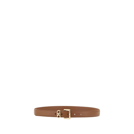 Ferragamo Curea Maro din Piele