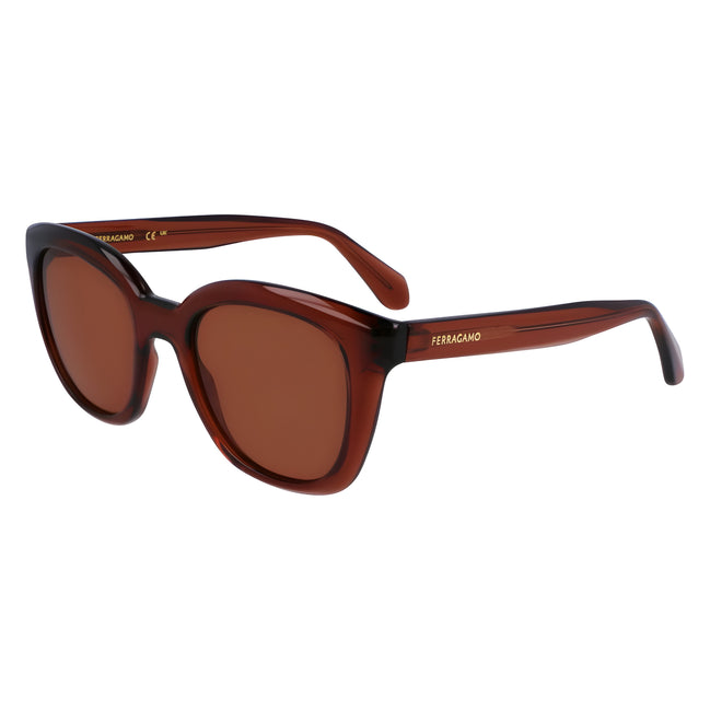 Ferragamo Brown Sunglasses