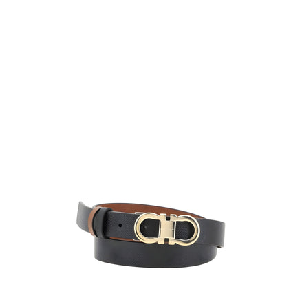 Curea Ferragamo multicoloră din piele