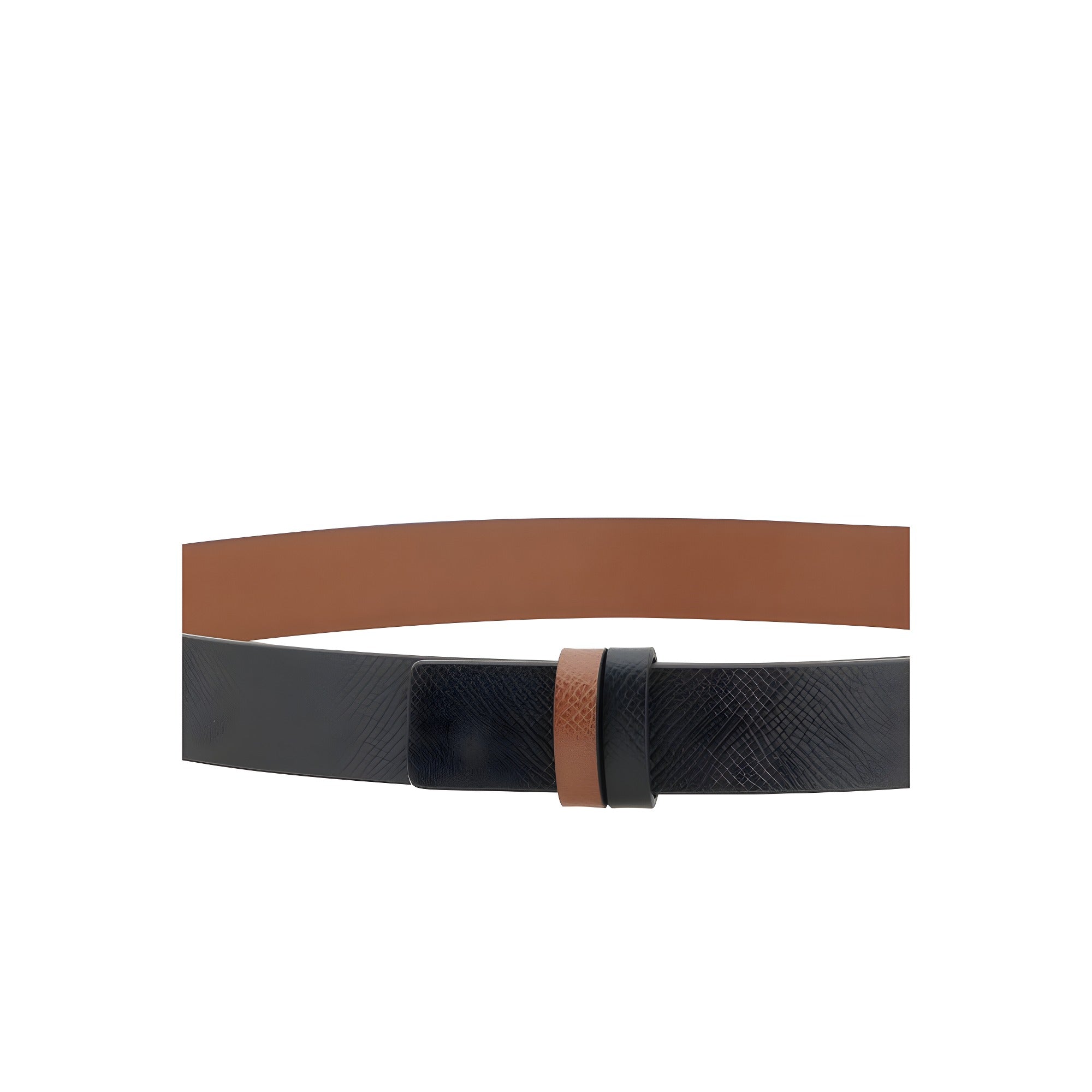 Curea Ferragamo multicoloră din piele