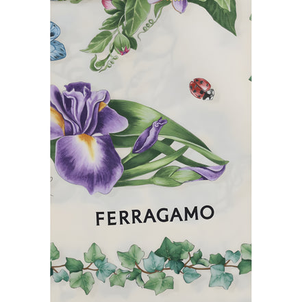 Ferragamo Multicolor Silk Scarf