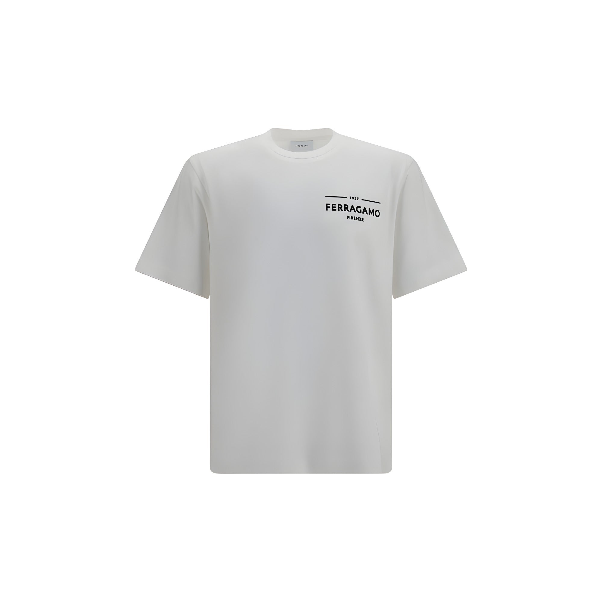 Ferragamo White Cotton T-Shirt