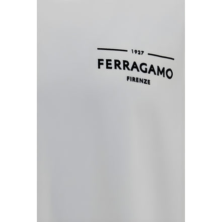 Ferragamo White Cotton T-Shirt