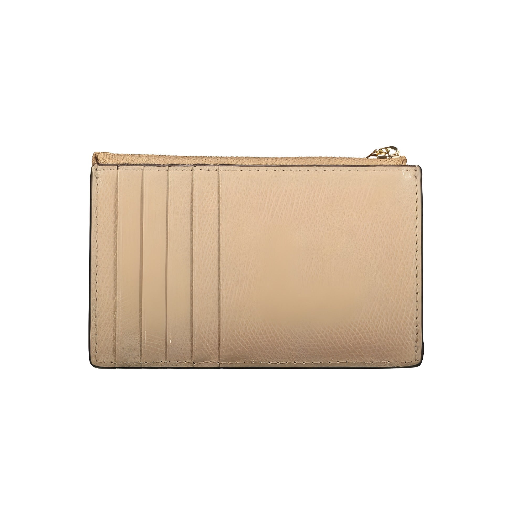 Portofel Furla bej din piele netedă