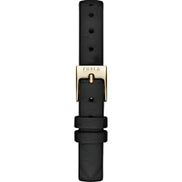 Furla Black Leather Dress Watch