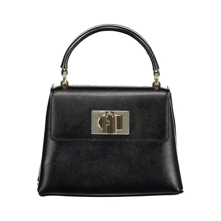 Geantă Furla neagră din piele clasică