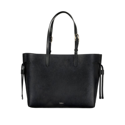 Furla Black Leather Handbag