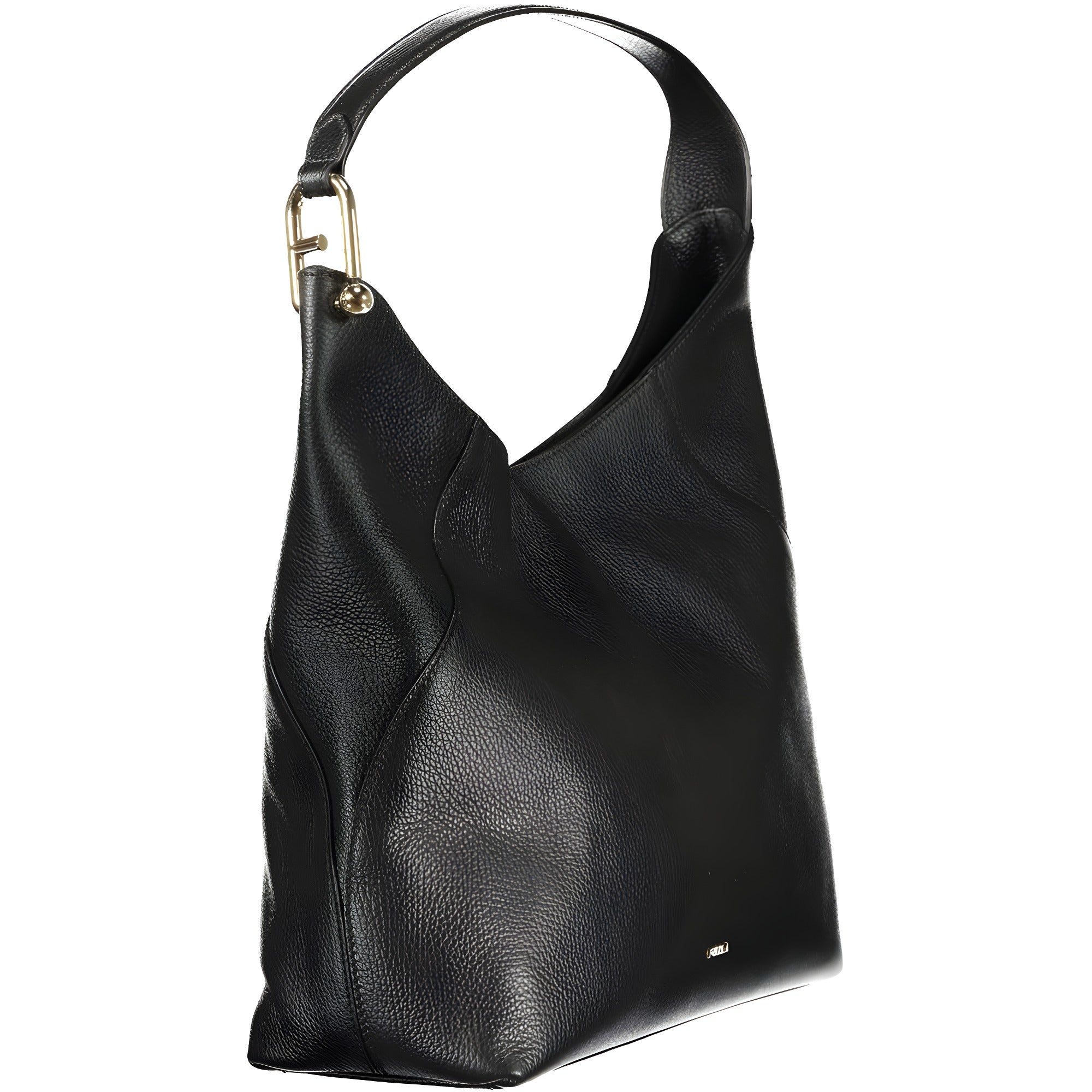 Geantă de umăr Furla neagră din piele Lara