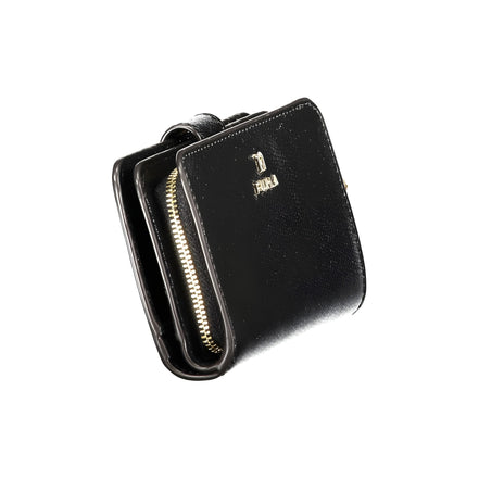 Portofel Furla negru din piele compact
