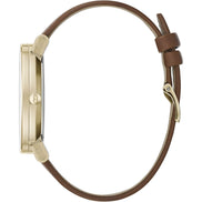Ceas de damă Furla, cu brățară din piele maro