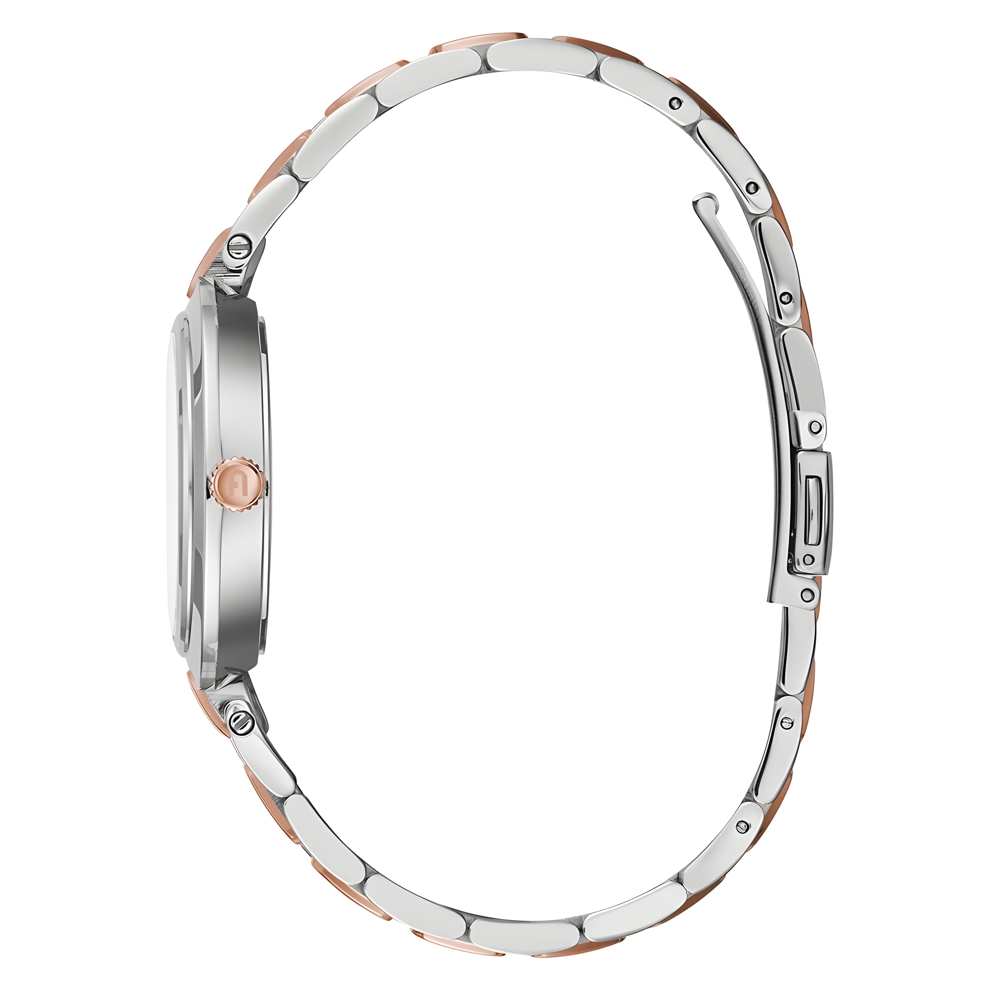 Furla Gray Stainless Steel Dress Watch