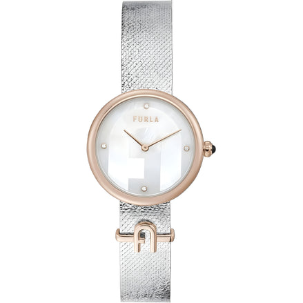 Furla Gray Stainless Steel Dress Watch