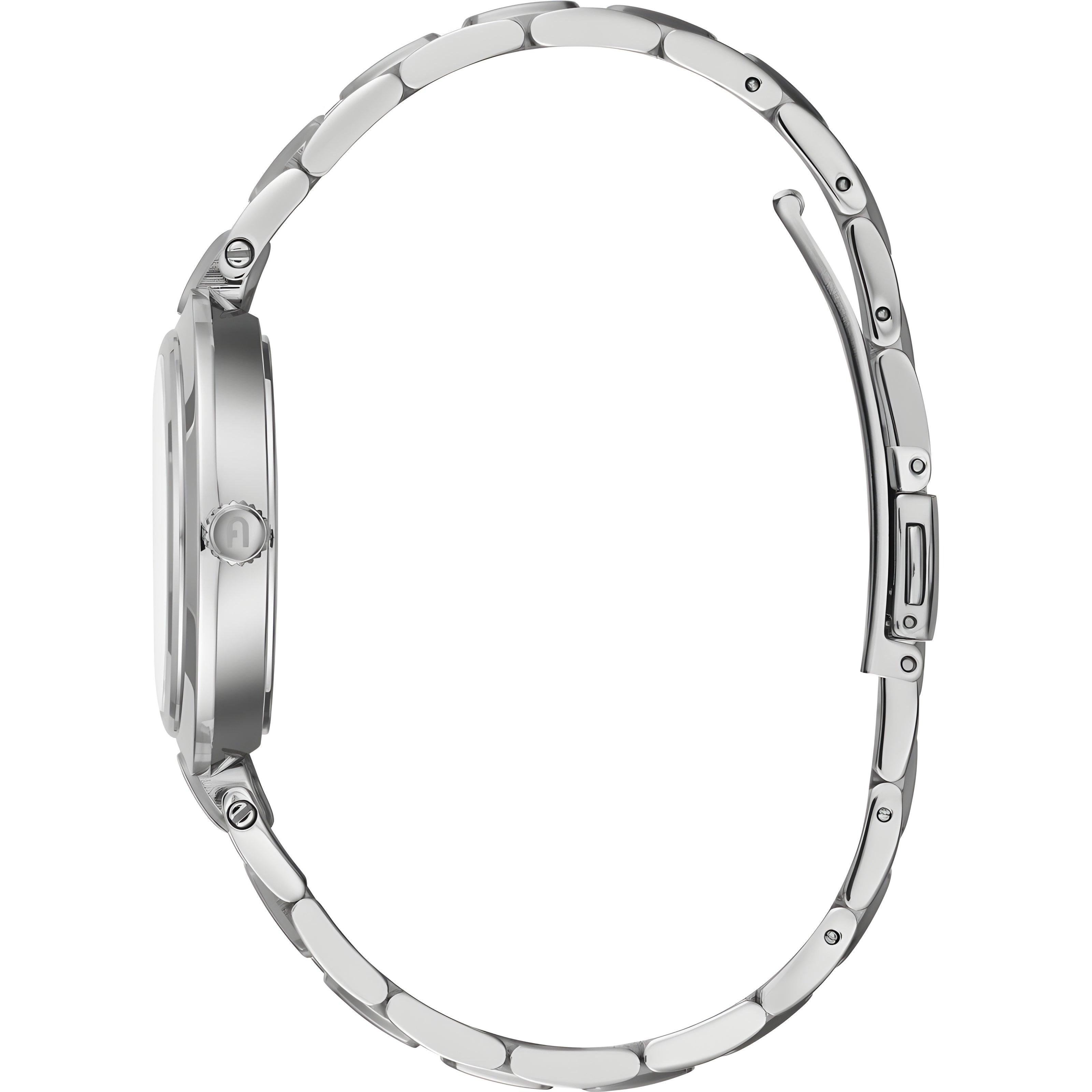 Furla Gray Stainless Steel Dress Watch