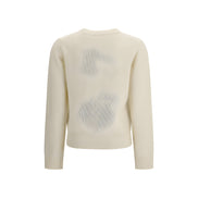 Ganni Beige Wool Sweater