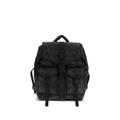 Rucsac Ganni negru din poliamidă
